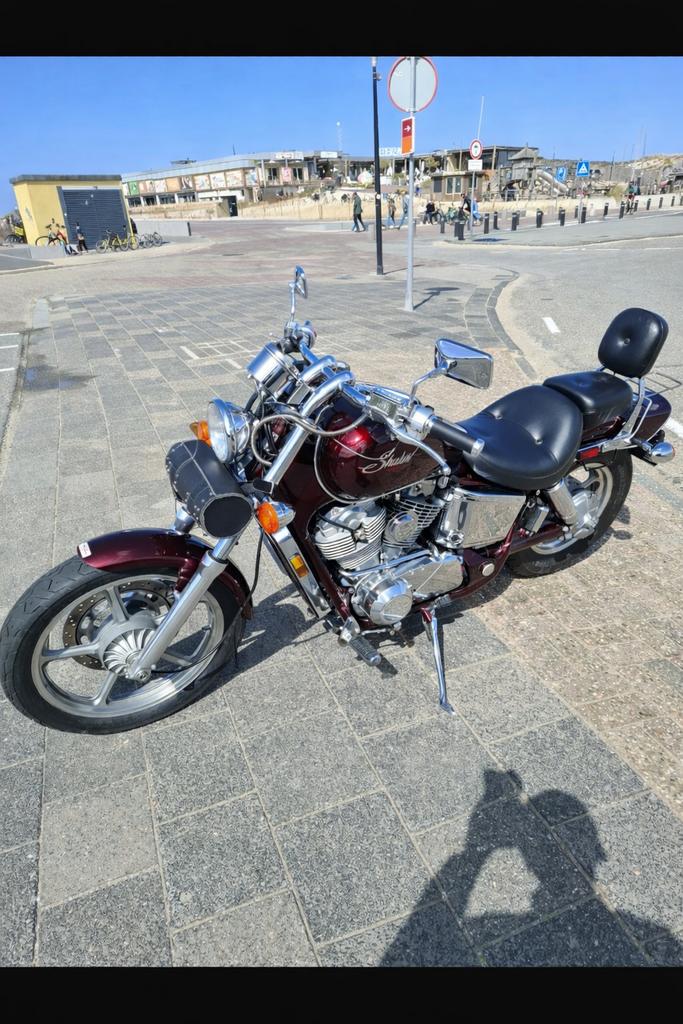 Honda Shadow VT1100 C uit 1991, Motoren, Cardan-aandrijving, 2 cilinders, Chopper, Gebruikt