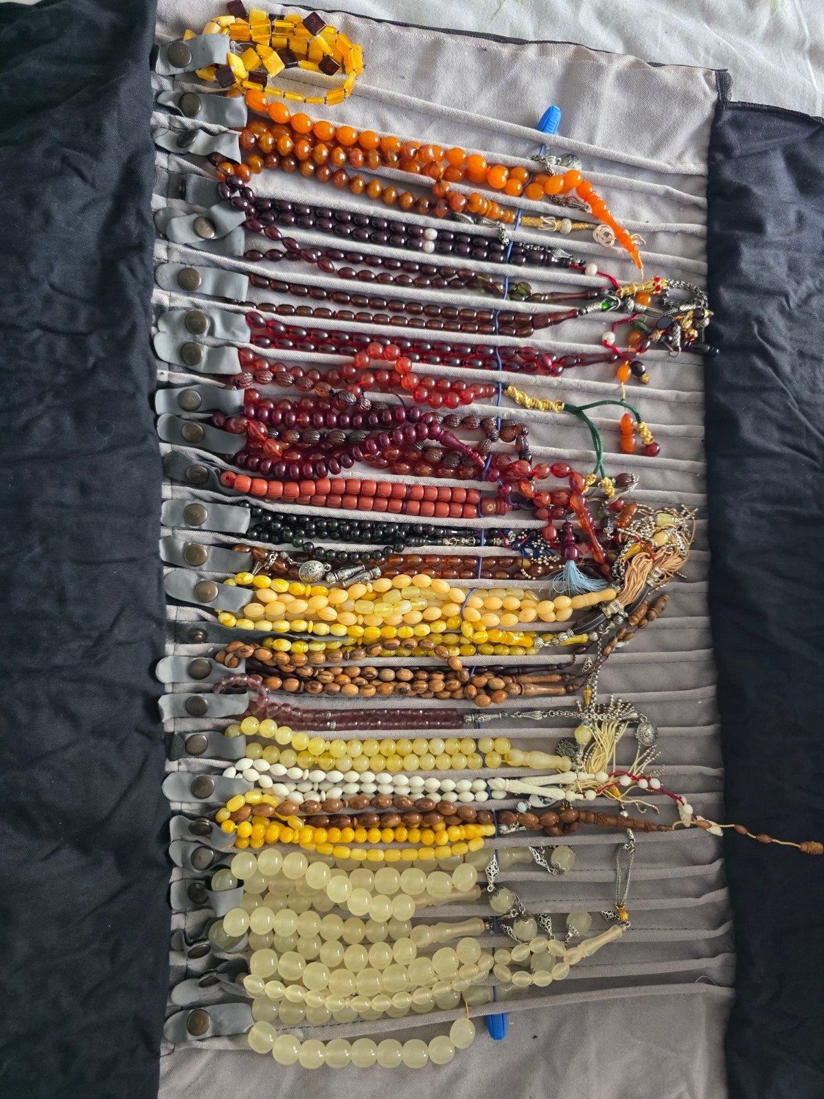 Diverse collectie gebedskralen (Tesbih), Ophalen of Verzenden, Gebruikt, Overige kleuren, Overige materialen