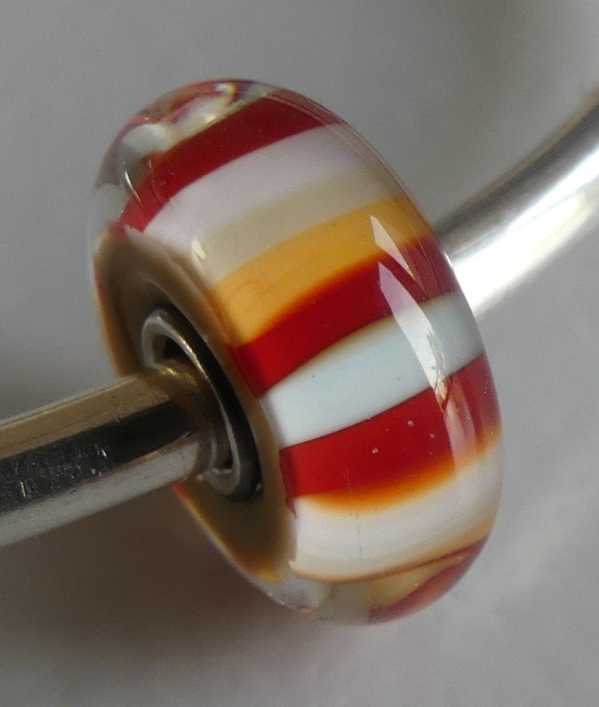 Trollbeads ROZE GESTREEPT  **NIEUW**, -, Verzenden, -, Nieuw