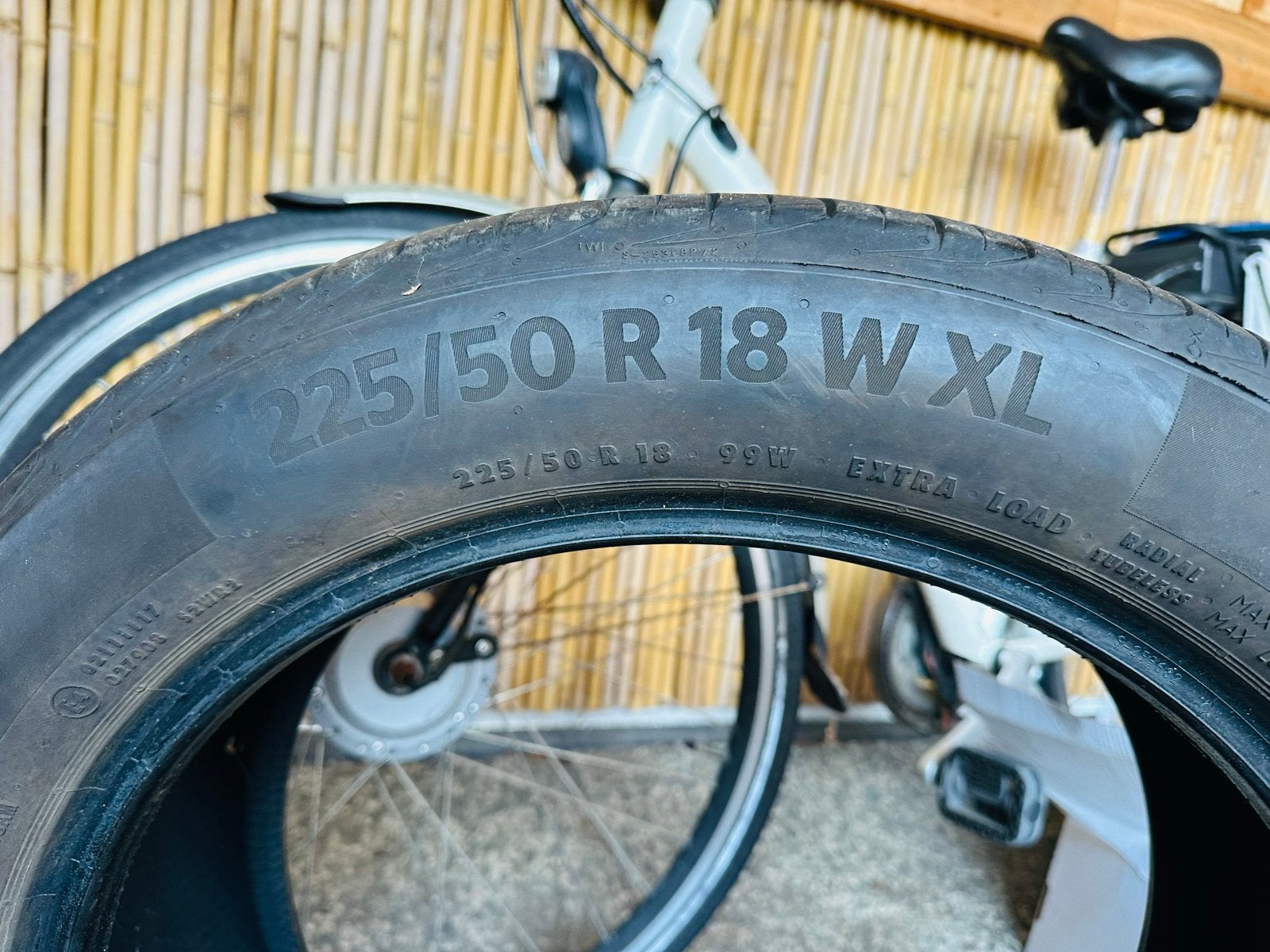 Continental Premium Contact 6 225/50 R18 W XL 99W Zomerband, Auto-onderdelen, Besturing, Ophalen of Verzenden, Gebruikt