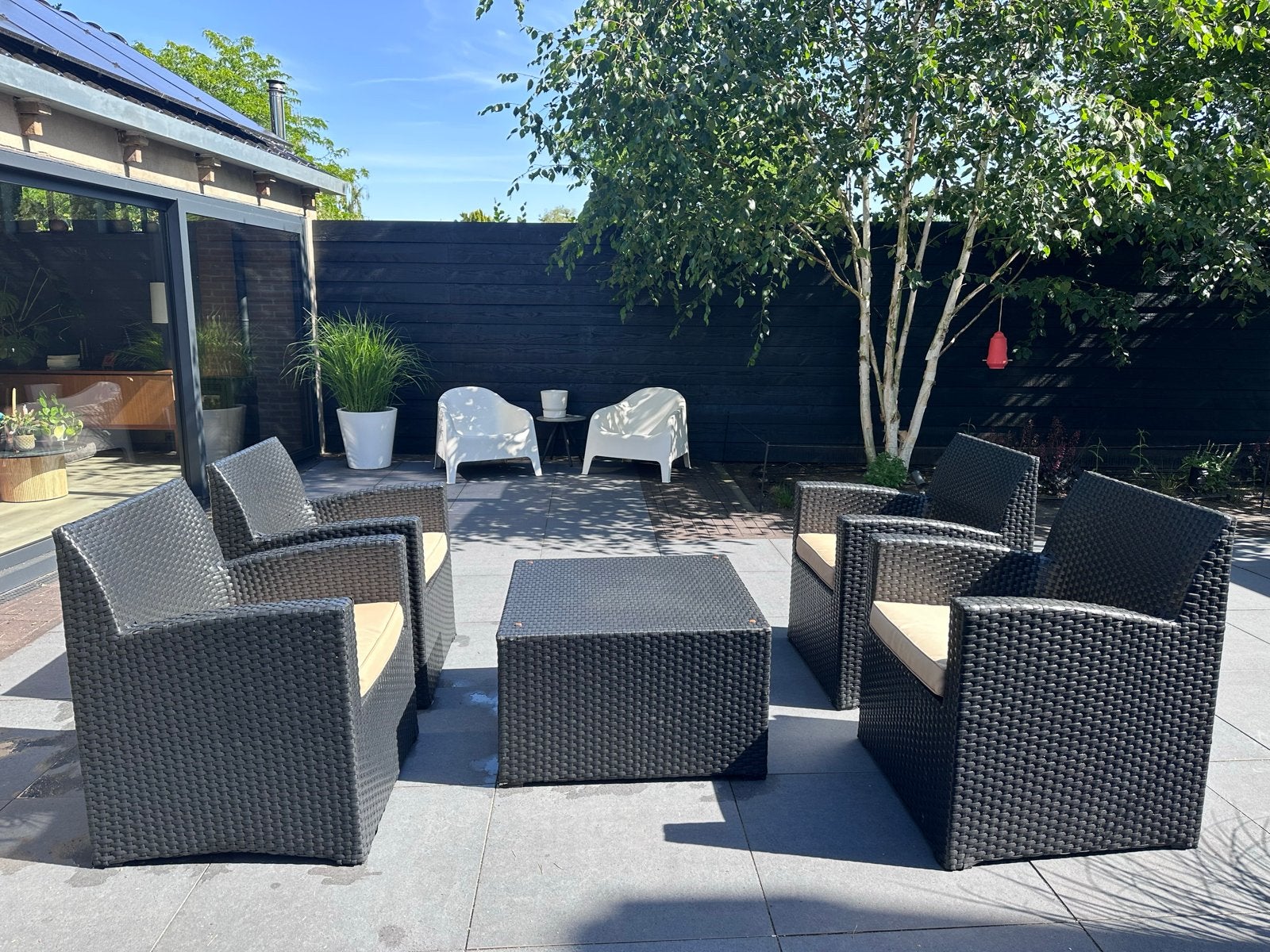Garden Impressions Loungeset in zeer goede staat, Ophalen, 4 zitplaatsen, Gebruikt, Loungeset