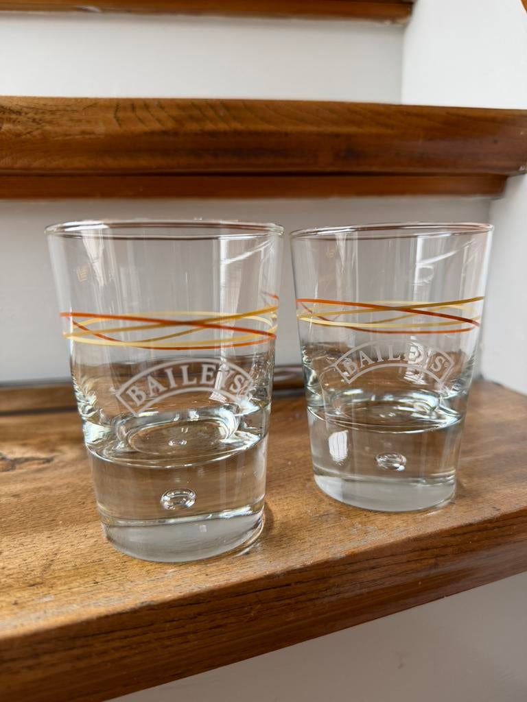 2x Baileys rocks glas, Ophalen of Verzenden, Zo goed als nieuw, Overige typen