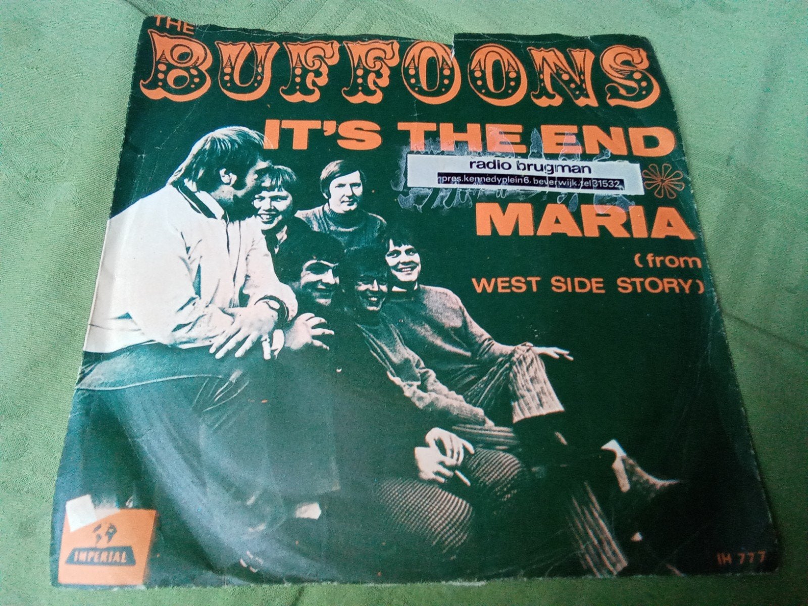 the Buffoons.         it's the end, Verzenden, Gebruikt, 7 inch, Pop