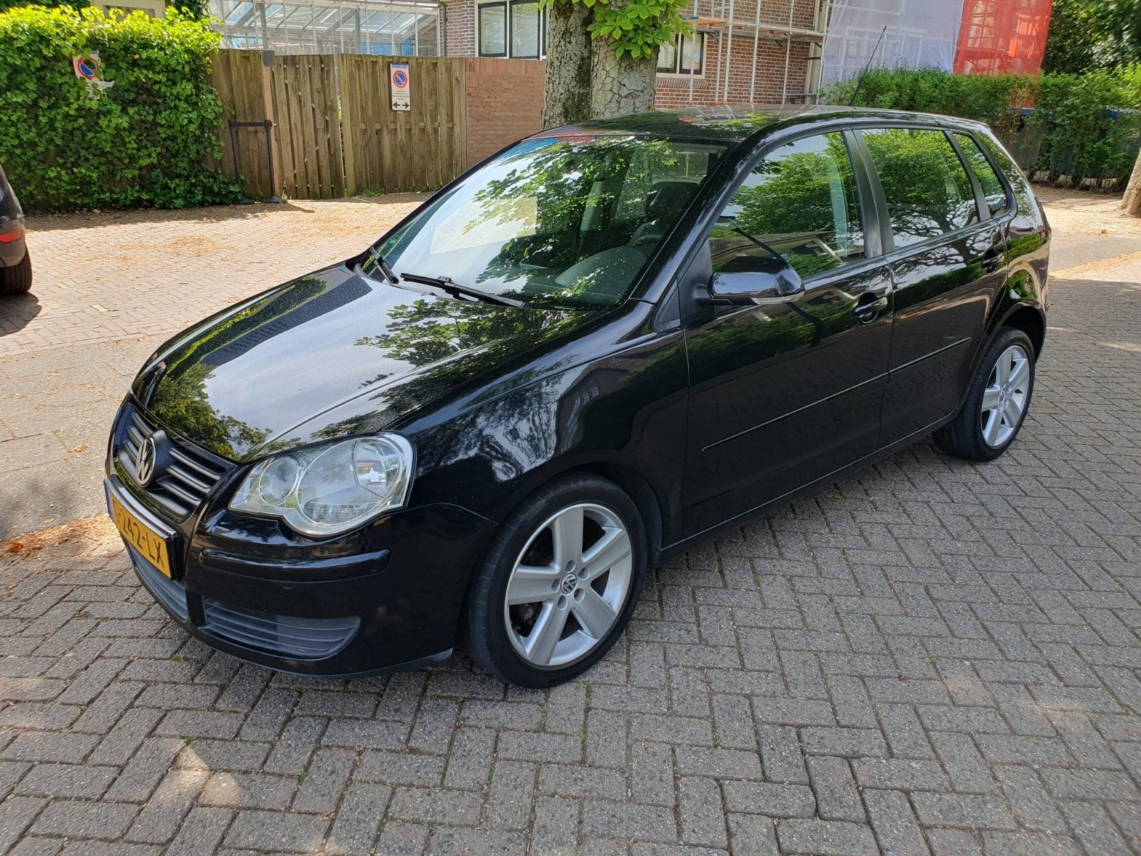 Volkswagen Polo.Nap/Nw.apk/Bluetooth/Airco, Auto's, 540 kg, 1198 cc, Zwart, Handgeschakeld