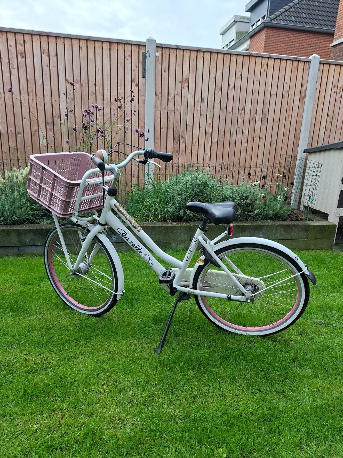 Gazelle Miss Grace kinderfiets 24 inch, Ophalen, Gebruikt, Gazelle, Terugtraprem