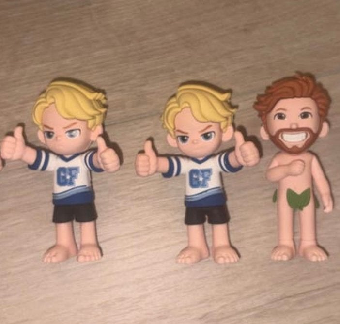 Bankzitter poppetjes, Verzamelen, Efteling, Ophalen of Verzenden, Zo goed als nieuw, Beeldje of Poppetje