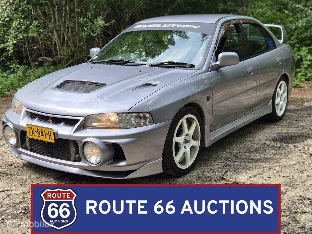 Mitsubishi Lancer Evolution IV GSR | 1996 | Route 66 Auction, Auto's, Oldtimers, Bedrijf, Te koop, Mitsubishi, Benzine, Overige carrosserieën