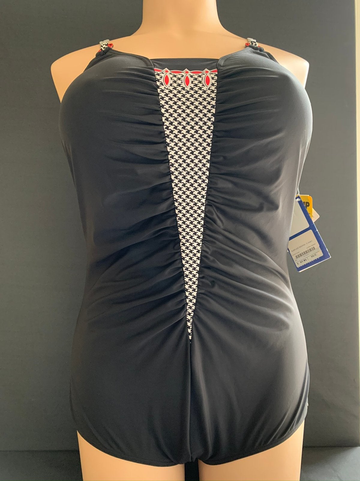 Sunflair badpak maat 56c model 22322, Kleding | Dames, Verzenden, Nieuw, Zwart, Badpak