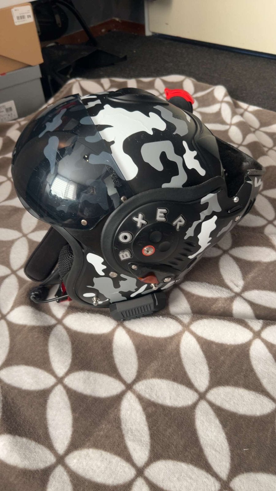 Boxer helm maat s, Ophalen, Zo goed als nieuw, Small