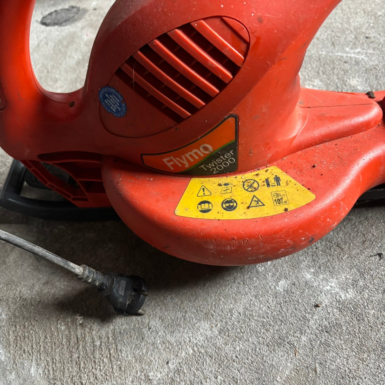 Flymo bladblazer, Tuin en Terras, Ophalen of Verzenden, Gebruikt, Elektrisch, Handgedragen