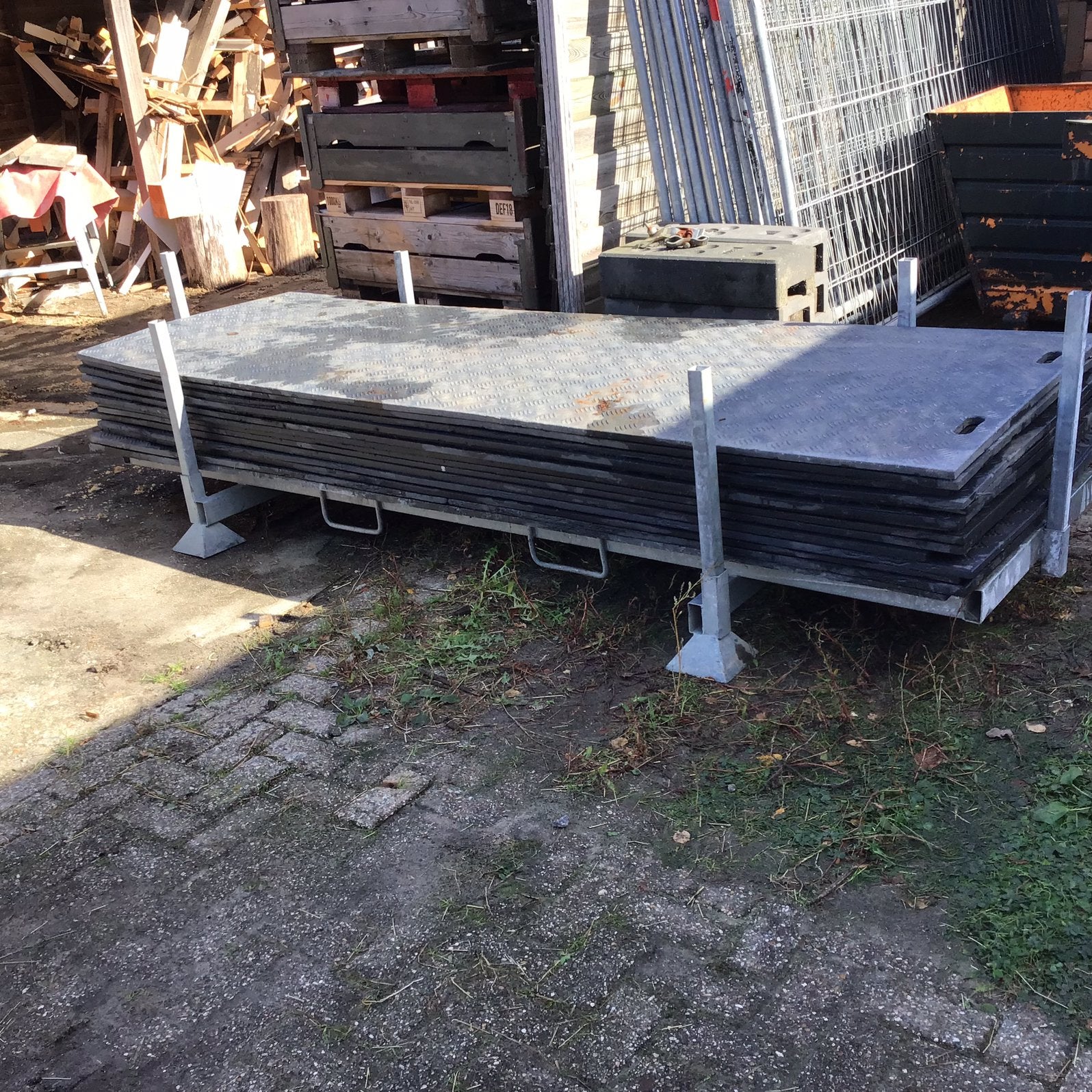 Kunstof rijplaten, Ophalen, Zo goed als nieuw, Kunststof
