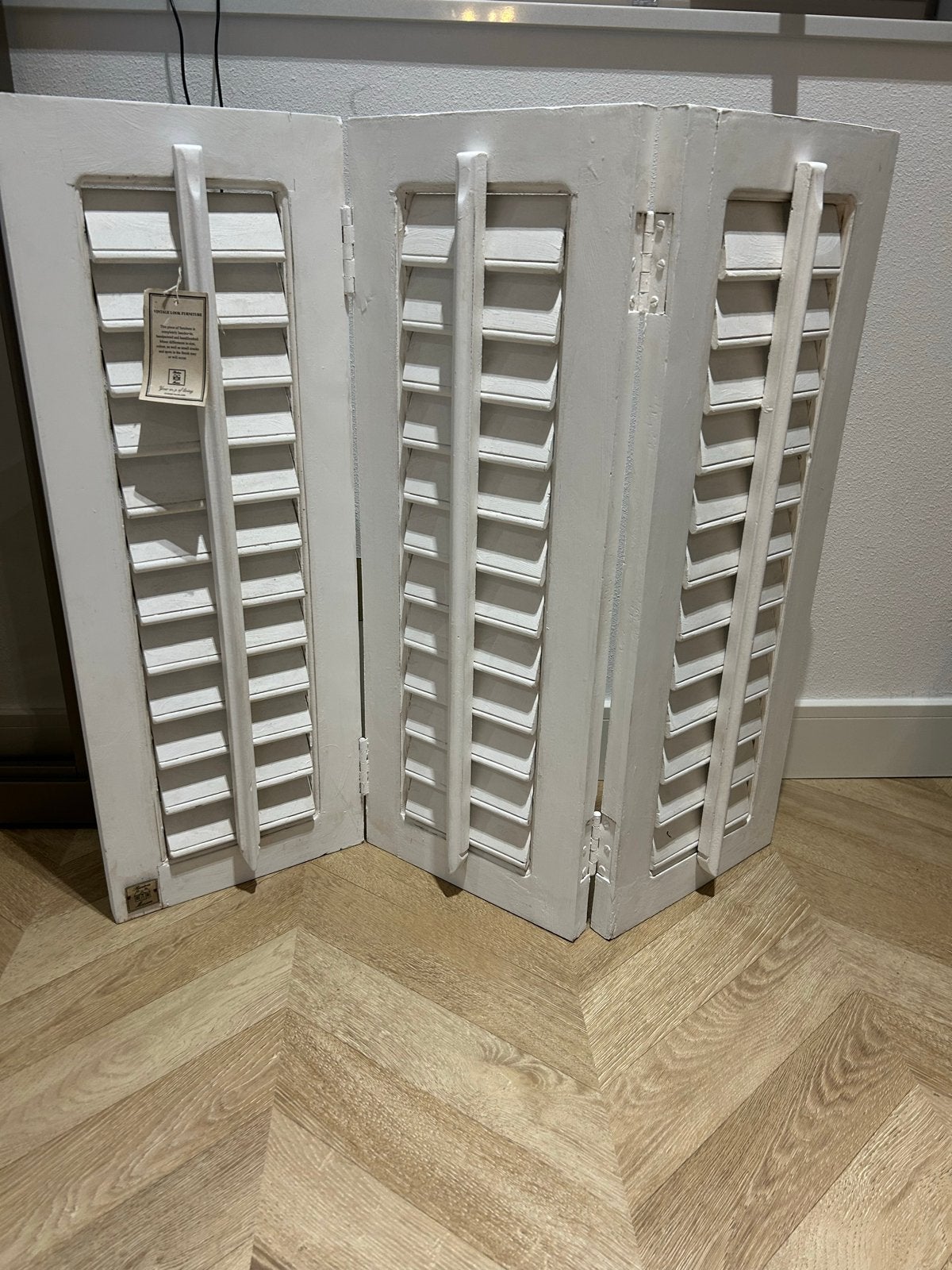 Riviera Maison houten schutters, Huis en Inrichting, Ophalen, Gebruikt