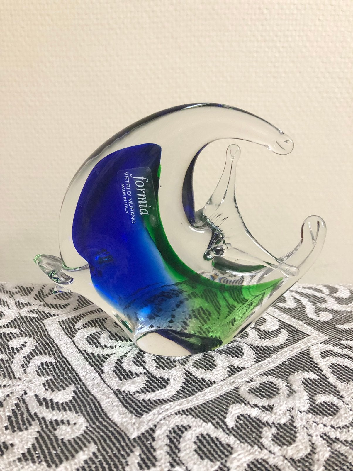 Vis van Murano-glas (zonder koffer), Verzenden