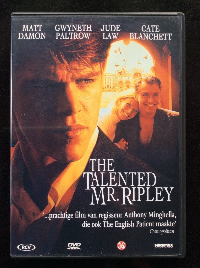 The Talented Mr. Ripley DVD, Vanaf 16 jaar, Ophalen of Verzenden, Zo goed als nieuw, Overige genres