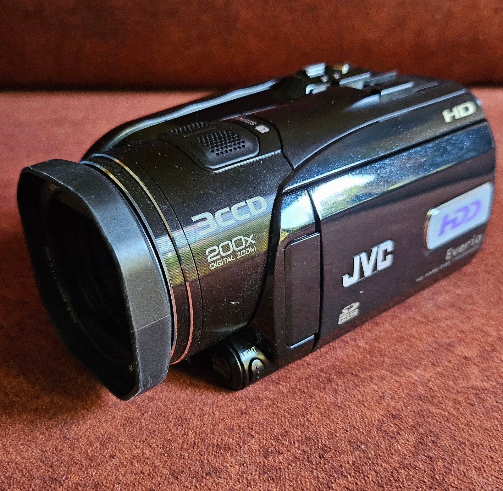 JVC Everio HD harddisk camcorder met accessoires, JVC, Full HD, Camera, Gebruikt