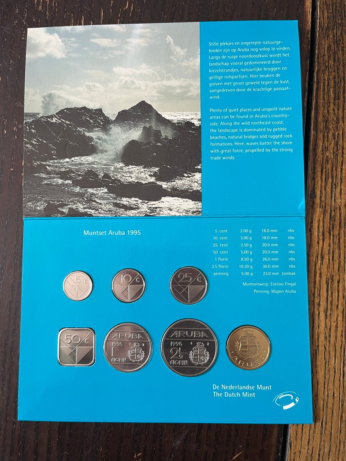 Muntset Aruba 1995 - De Nederlandse Munt, Ophalen of Verzenden, Overige landen, Setje