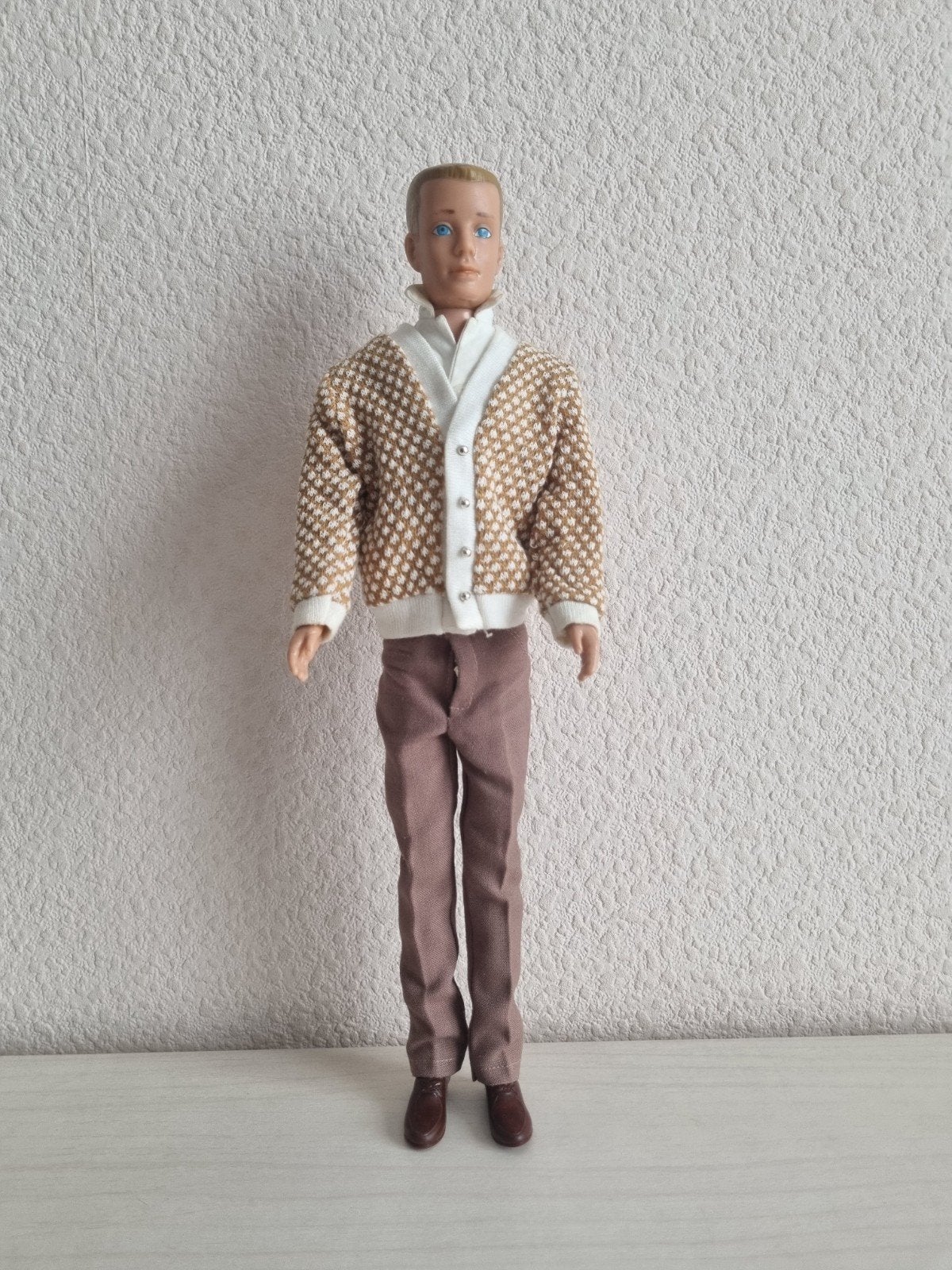 Vintage Ken Barbiepop jaren 60 met kleding, Verzenden, Gebruikt