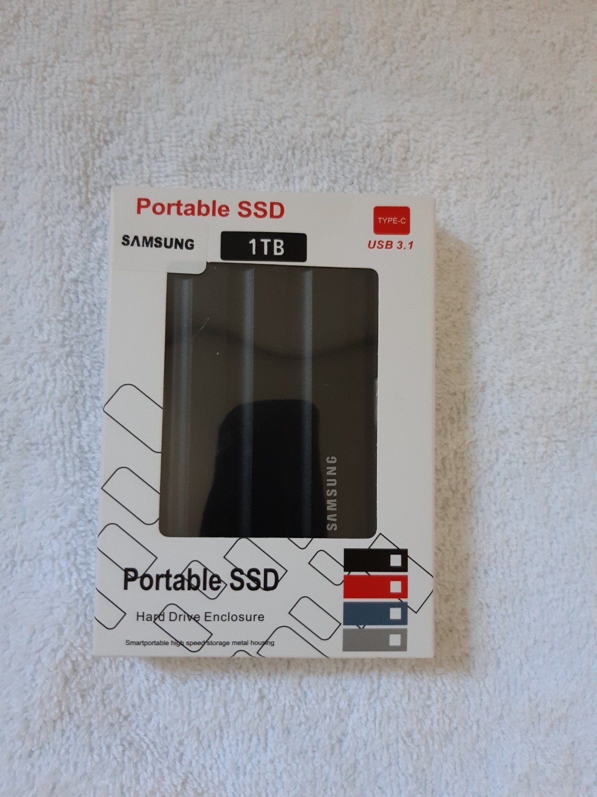 Portable SSD 1 TB USB 3.1, Computers en Software, Ophalen, Server, SSD, Zo goed als nieuw