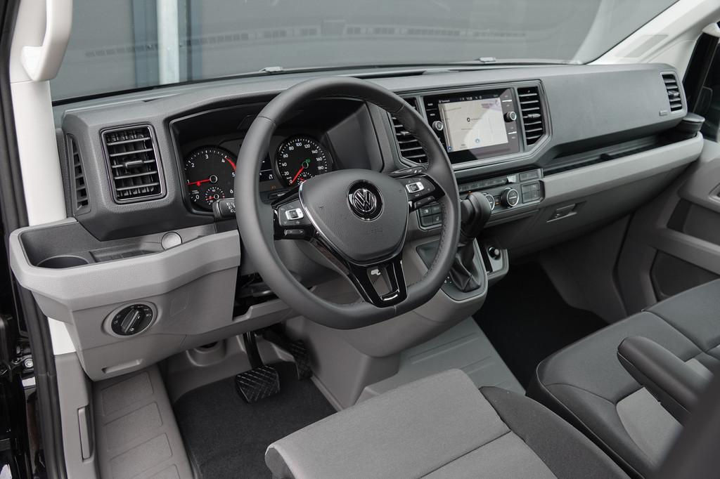 Volkswagen Crafter L3H3 2.0Tdi 177Pk Aut. | 2xSchuifdeur | 3, Auto's, 12 maanden, Stof, Gebruikt, Zwart