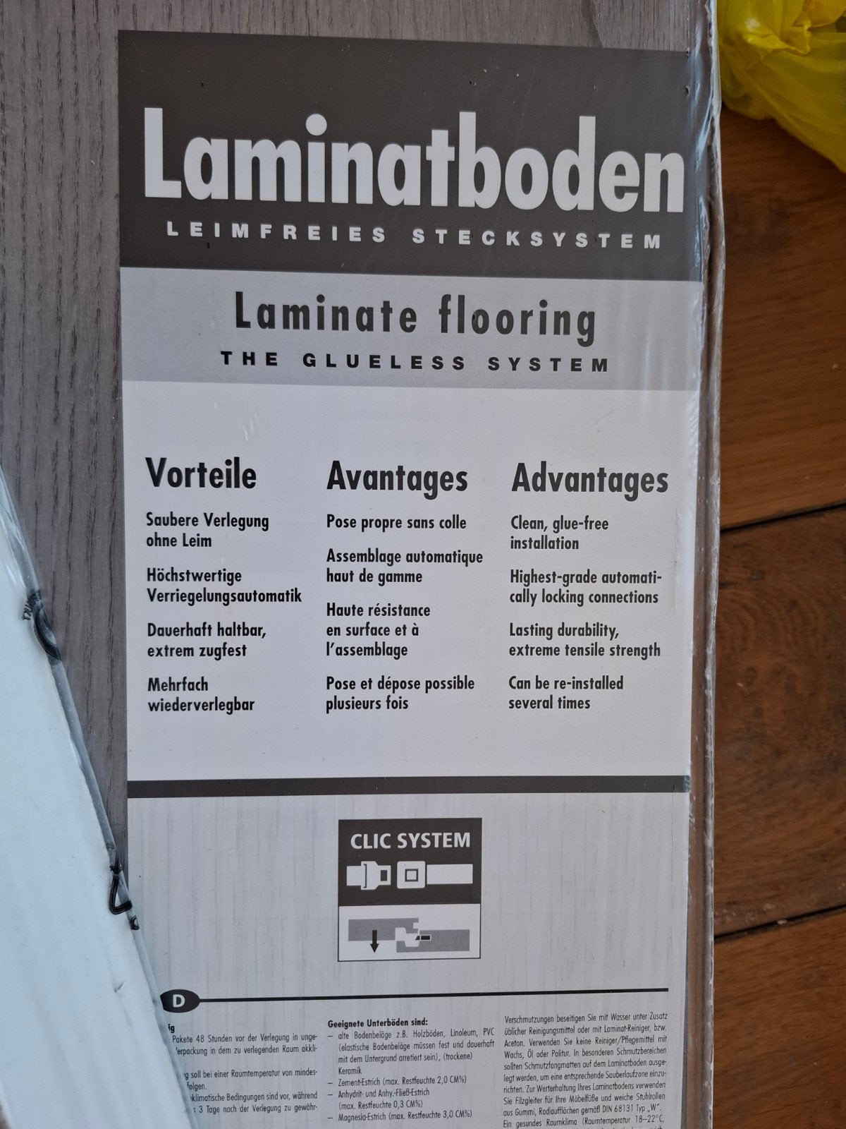 3 Nieuwe Pakken Laminaat - Montmelo Oak Nature, Ophalen, Nieuw, 5 tot 10 m², 10 tot 30 cm