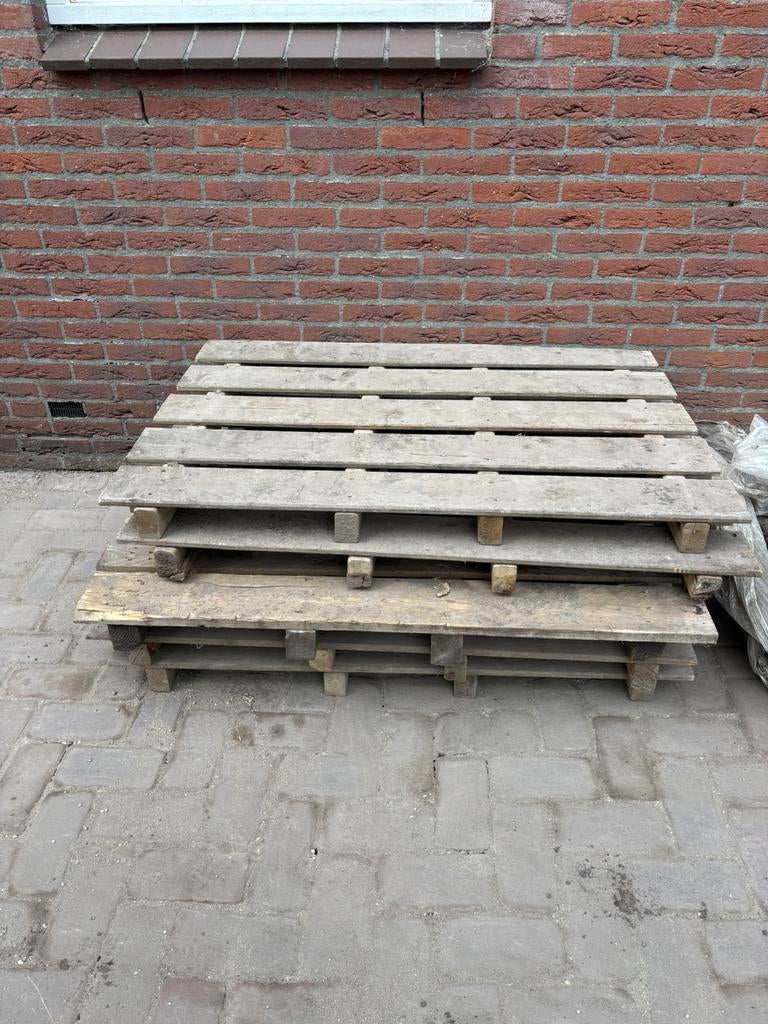 Houten Pallets gratis af te halen, Ophalen, Gebruikt, Pallet, Minder dan 200 cm