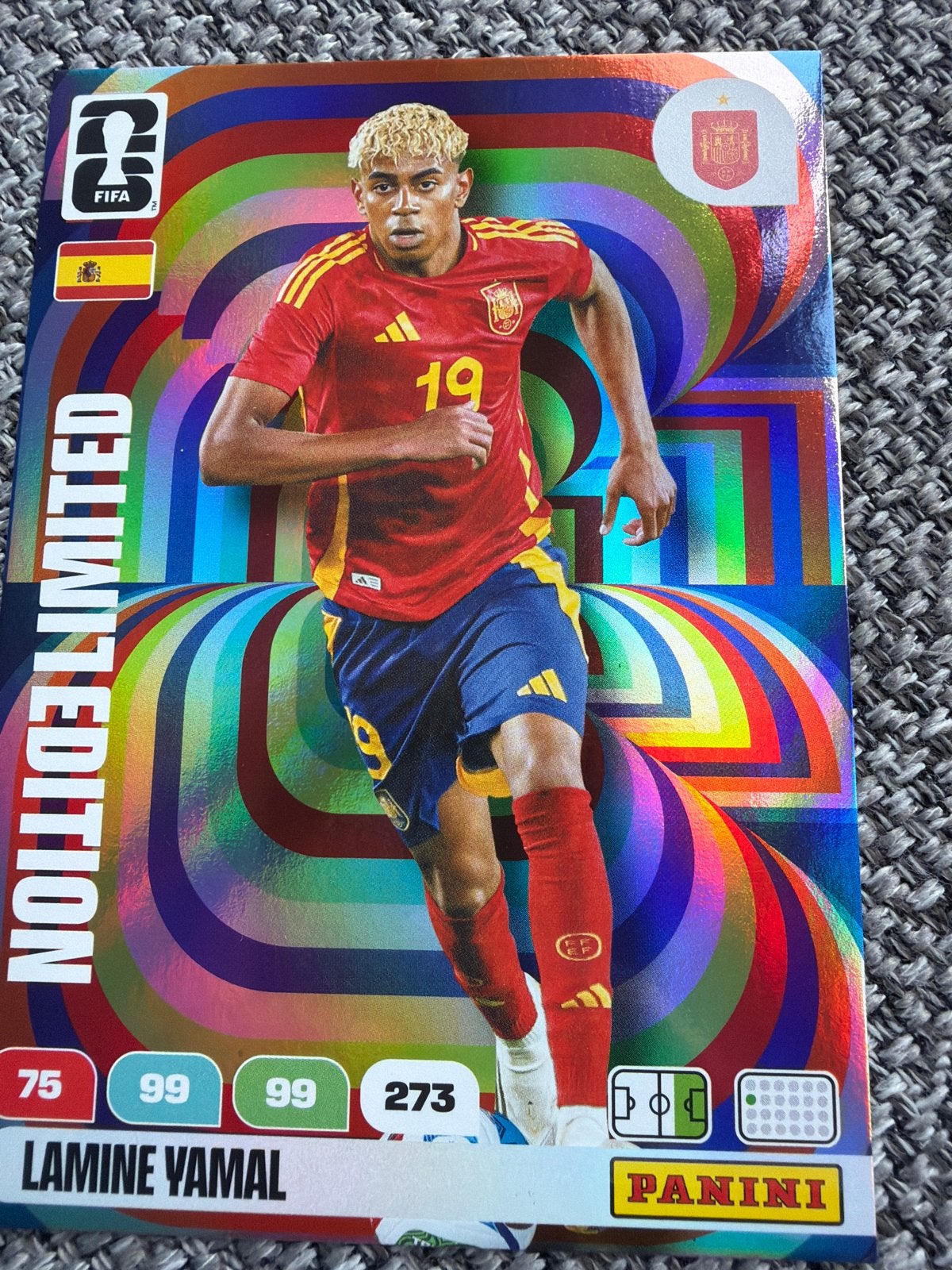 Panini Adrenalyn XL FIFA World Cup 2026 Lamine Yamal, Ophalen of Verzenden, Zo goed als nieuw, Buitenlandse clubs, Spelerskaart