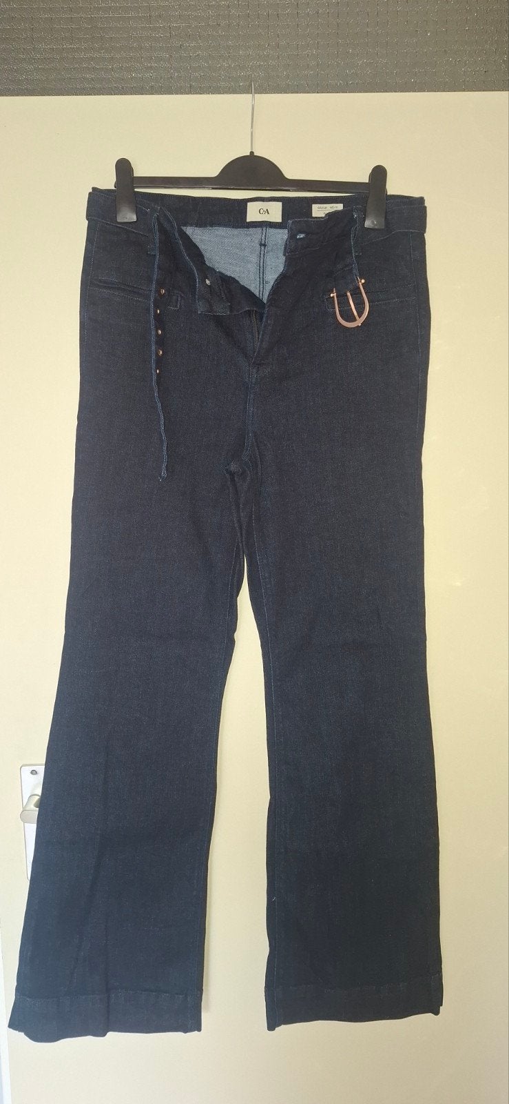 Flared spijkerbroek maat 44, Ophalen of Verzenden, Nieuw, Blauw, W33 - W36 (confectie 42/44)