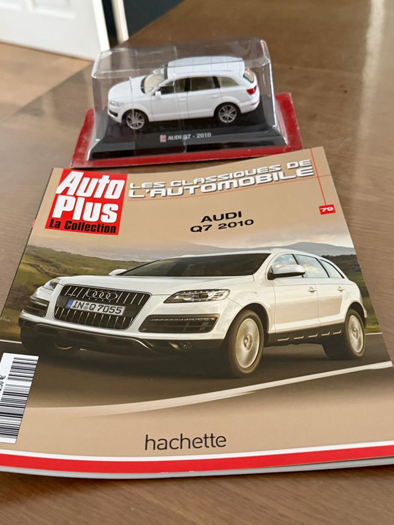 Audi Q7 2010 modelauto met Auto Plus magazine, Ophalen of Verzenden, Nieuw, Auto, Overige merken