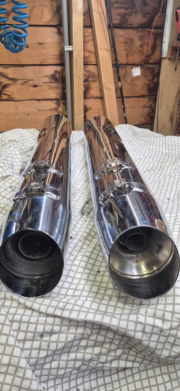 Uitlaat Harley Touring slip on, Ophalen, Gebruikt