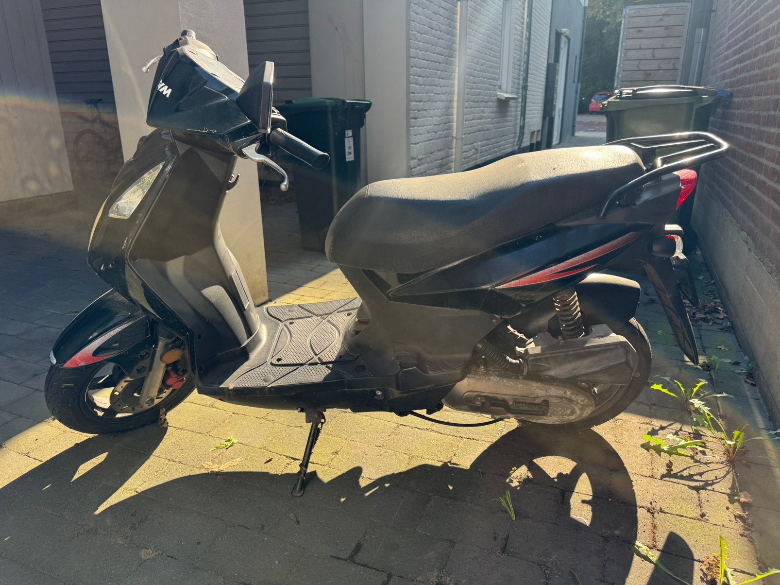SYM Orbit II 50 – 35.175 km – project/opknapper – accu goed, Ophalen, Gebruikt, Maximaal 45 km/u, Benzine