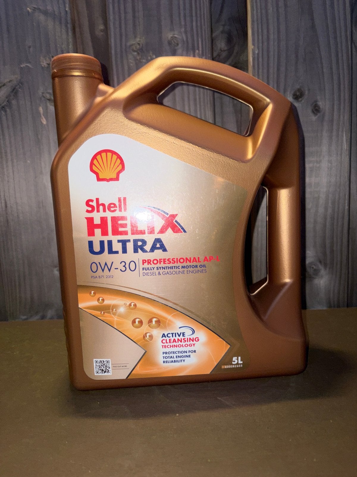 Shell Helix Ultra Professional AP-L 0W-30 Motorolie (4,5L), Ophalen of Verzenden, Gebruikt, Citroën
