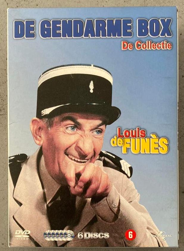 De Gendarme Box - de collectie - Louis de Funès  • 6-dvd box, Ophalen of Verzenden, Zo goed als nieuw, Komedie, Alle leeftijden