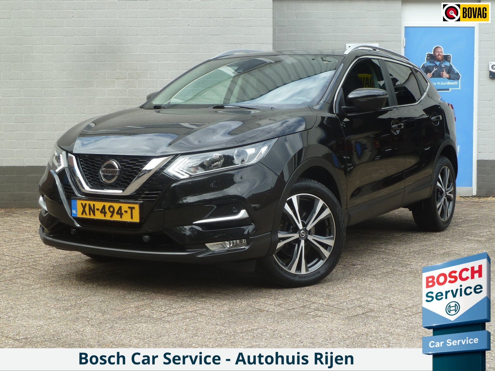 Nissan Qashqai 1.2 N-Connecta|Panodak|360-Camera|Keyless-Ent, Voorwielaandrijving, Stof, Gebruikt, 116 pk