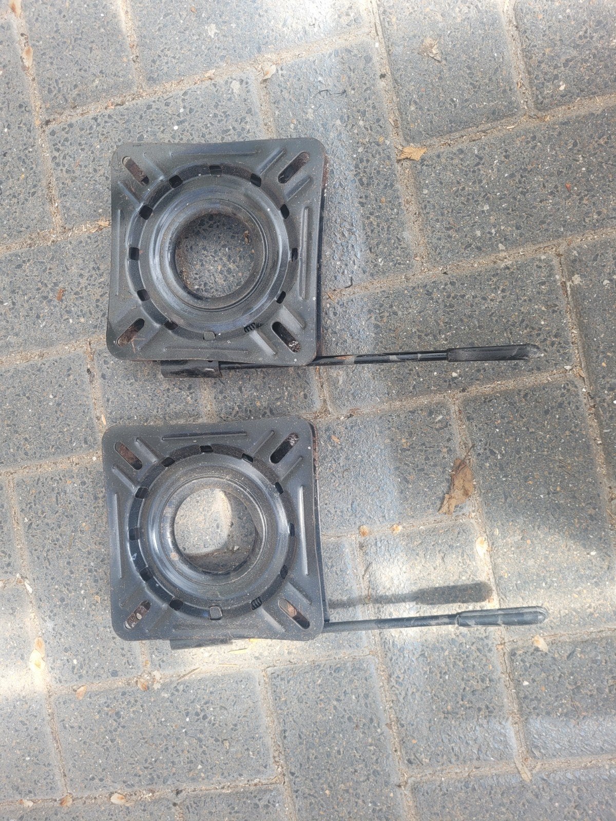 Allpa Draaiplateau met lock voor bootstoel (2 stuks), Watersport en Boten, Ophalen