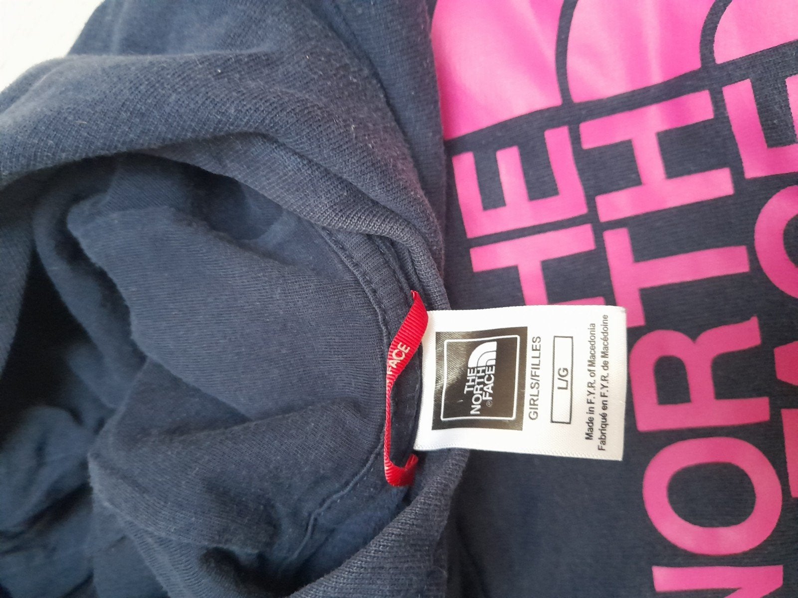 The North Face hoodie kids -kinderMaat L, Kinderen en Baby's, Ophalen of Verzenden, Gebruikt, The North Face, Meisje