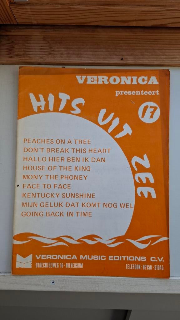Veronica Bladmuziek Hits uit Zee 17 - Toetsen en Gitaar, Muziek en Instrumenten, Bladmuziek, Ophalen of Verzenden