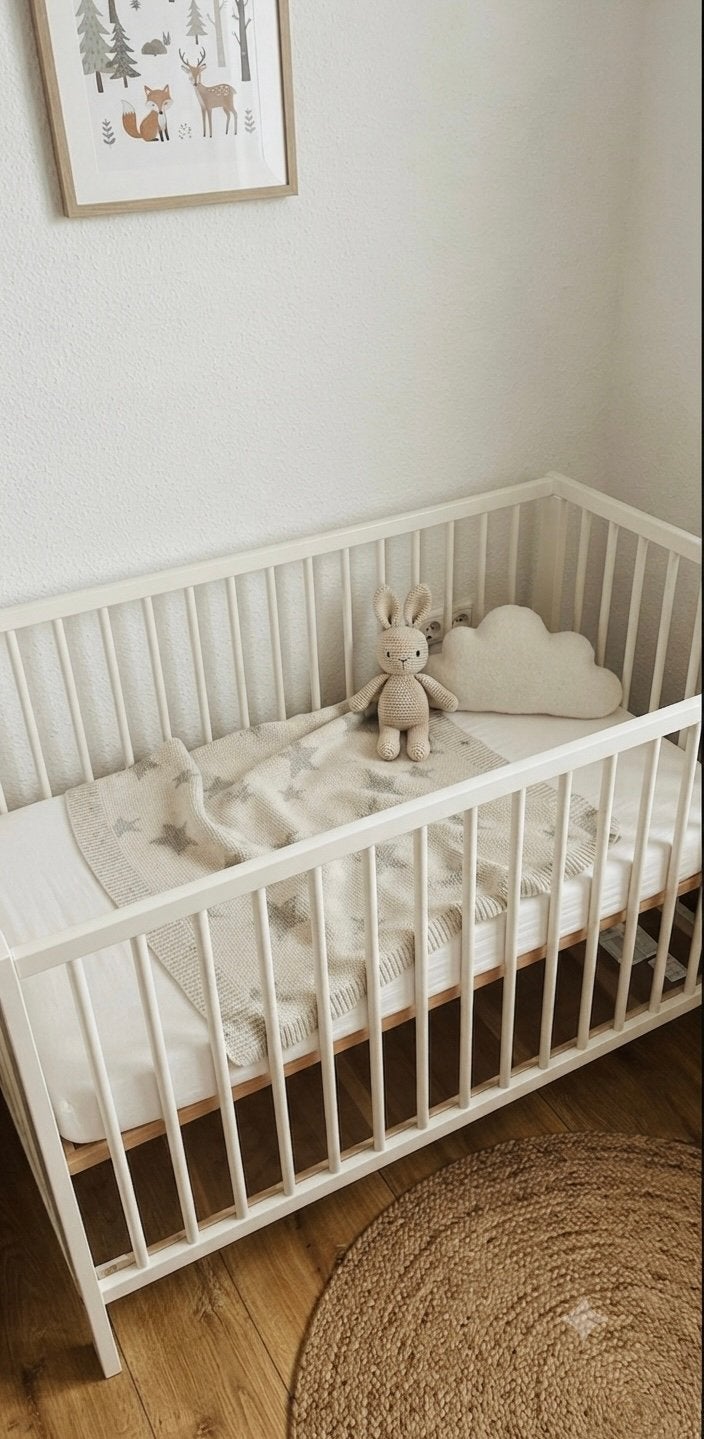 Nieuw ledikant met matras 60x120 cm - Ongebruikt!, Ophalen, Nieuw, Minder dan 140 cm, Matras
