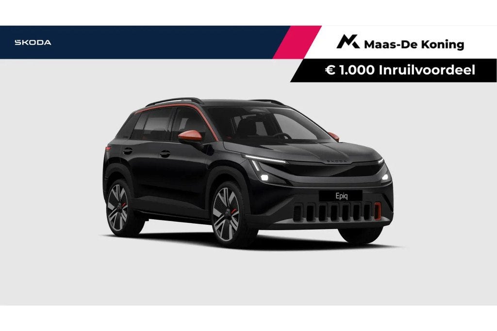 Skoda Epiq First Edition Elektromotor 155kW / 2 € 38.525,0, Automaat, Overige modellen, Zwart, Nieuw