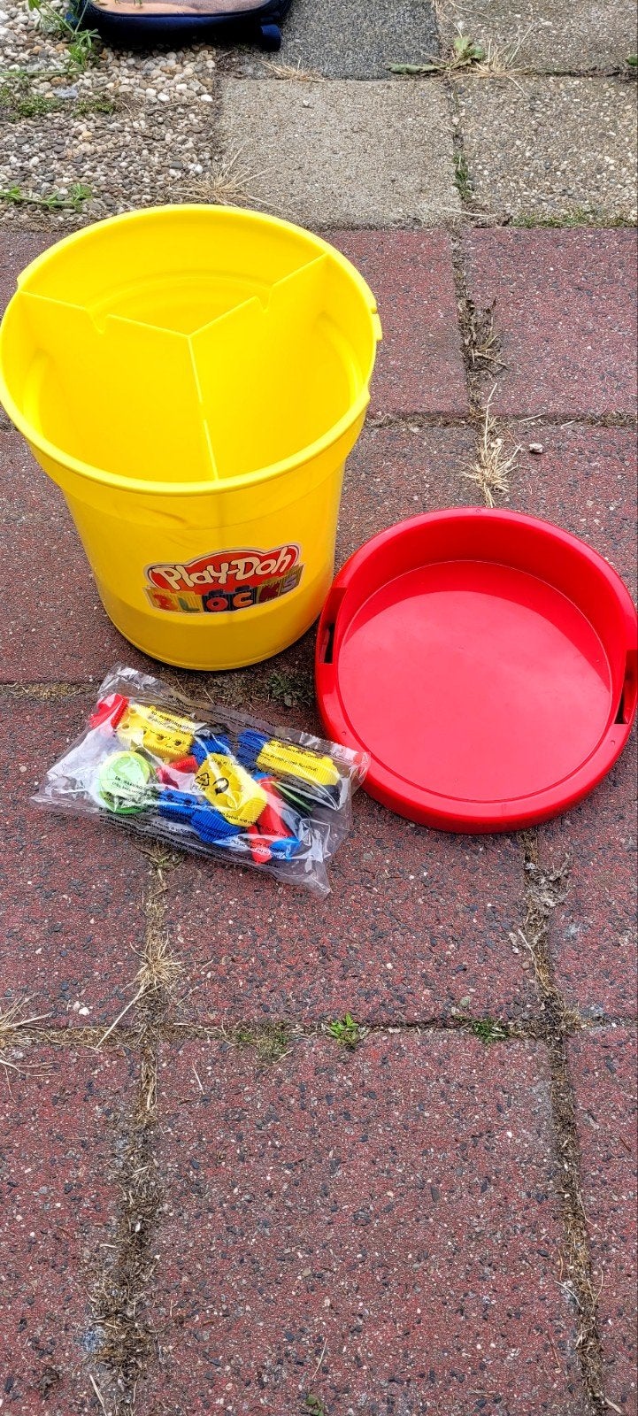 Play-Doh Opbergbox met deksel en accessoires, Ophalen, Gebruikt, Jongen of Meisje