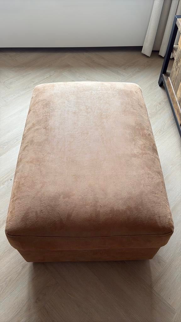Urban Sofa Poef in cognac kleur, Ophalen, Gebruikt, 50 tot 75 cm, 75 tot 100 cm