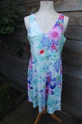 Jurk licht blauw/ kleur K-Design mt M Vaste prijs AANBIEDING, Maat 38/40 (M), K-design, Blauw, Ophalen of Verzenden
