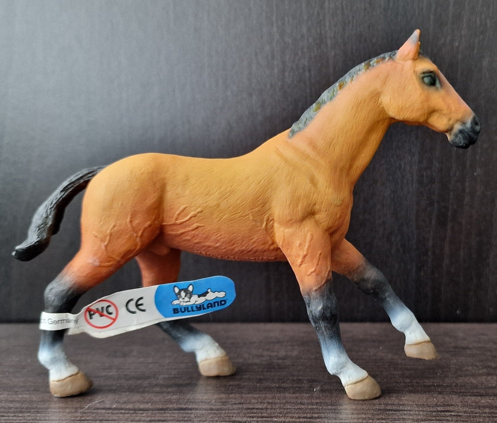 Bullyland akhal teke hengst paard, Verzamelen, Dierenverzamelingen, Gebruikt, Beeldje of Figuurtje, Paard, Ophalen