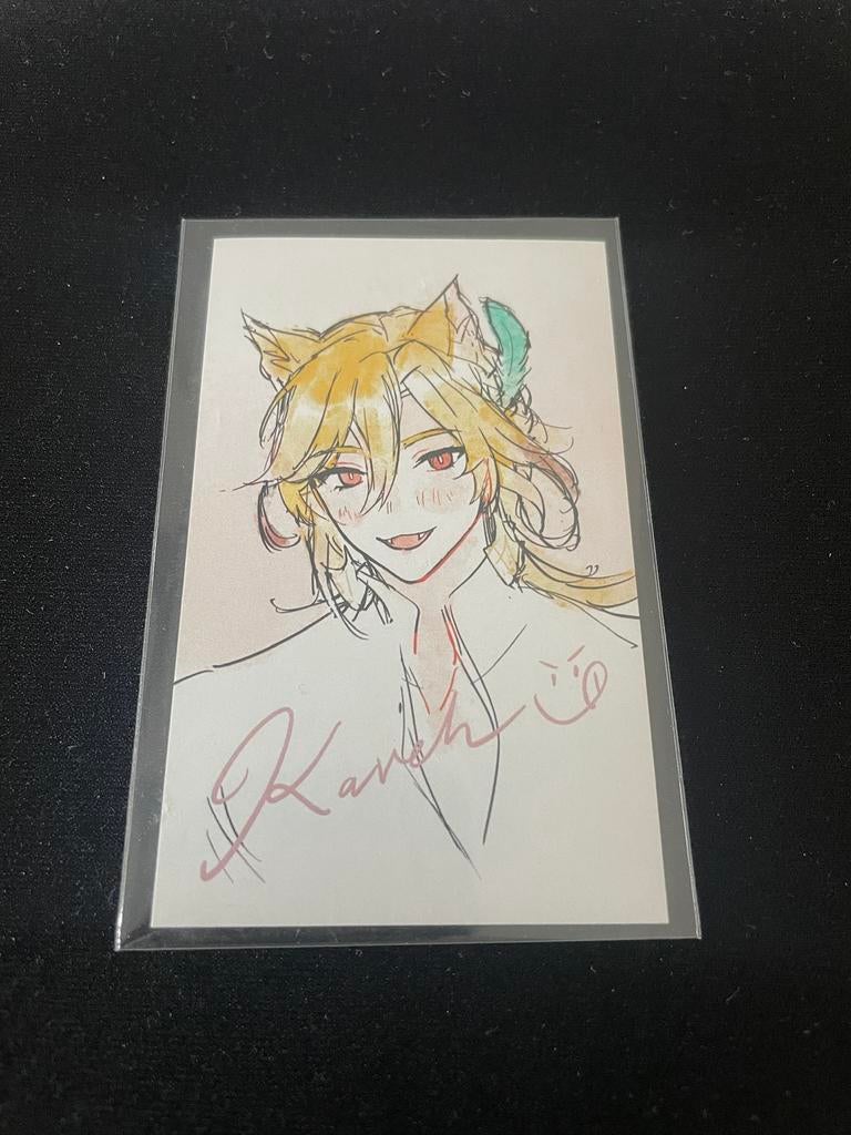 Genshin Impact Kaveh Photocard, Ophalen of Verzenden, Zo goed als nieuw, Overige typen
