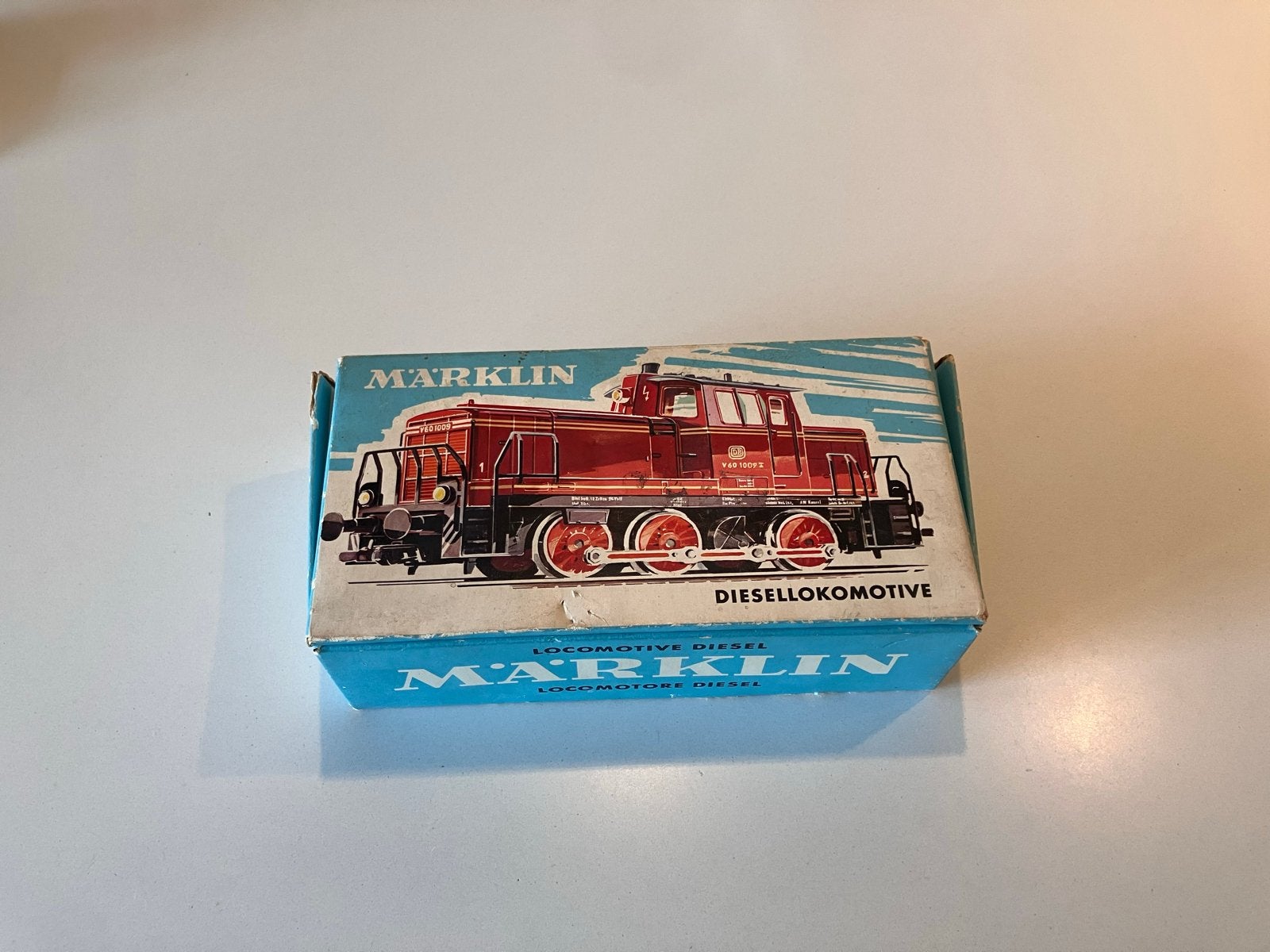 Märklin Diesellocomotief V60 1009 Z in originele doos, Wisselstroom, Locomotief, Ophalen of Verzenden, Zo goed als nieuw
