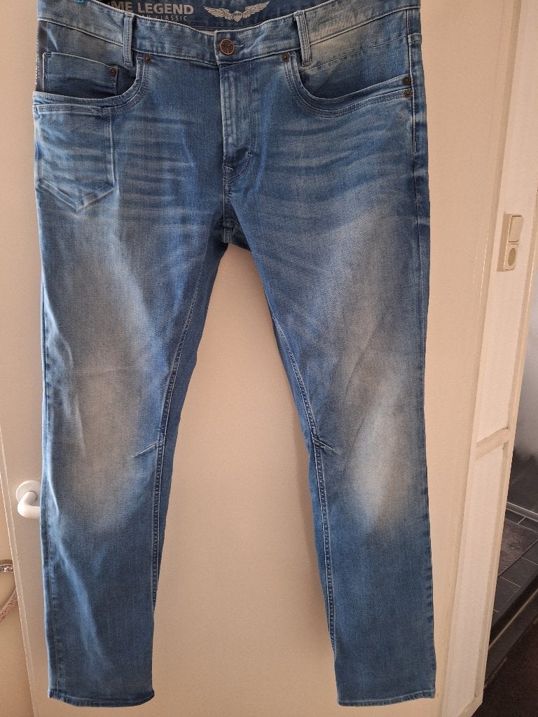 PME SPIJKERBROEKEN 2X, Blauw, Ophalen of Verzenden, Zo goed als nieuw, W33 - W34 (confectie 48/50)