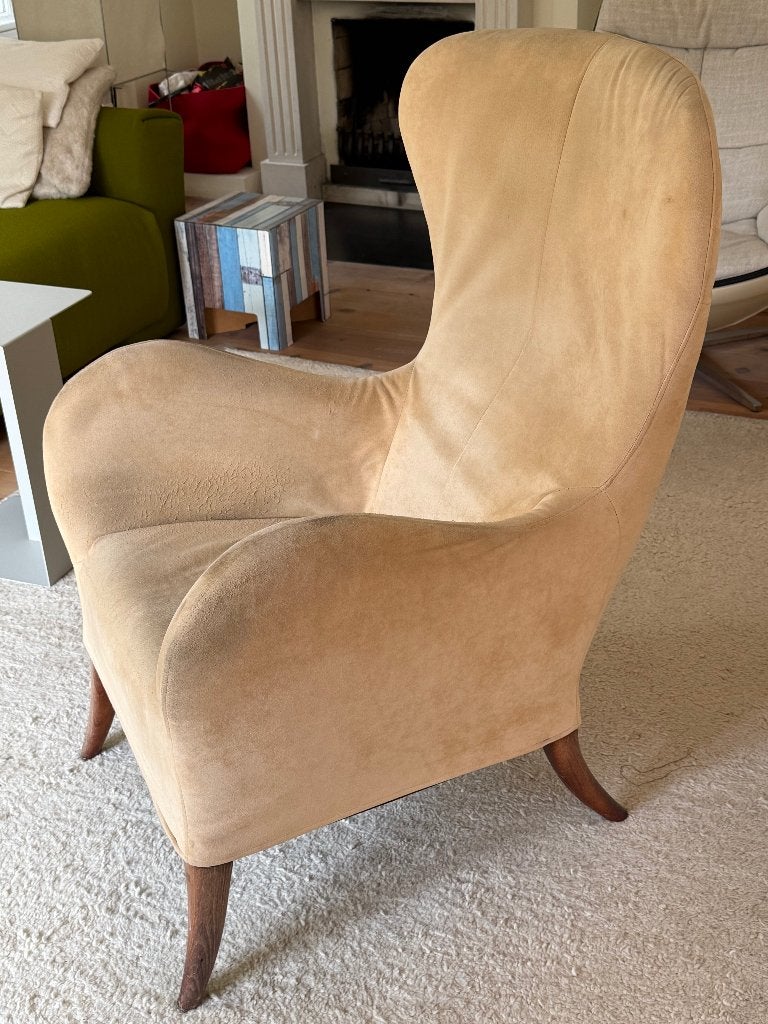 Fauteuil, Huis en Inrichting, Ophalen, Gebruikt, Minder dan 75 cm, Hout