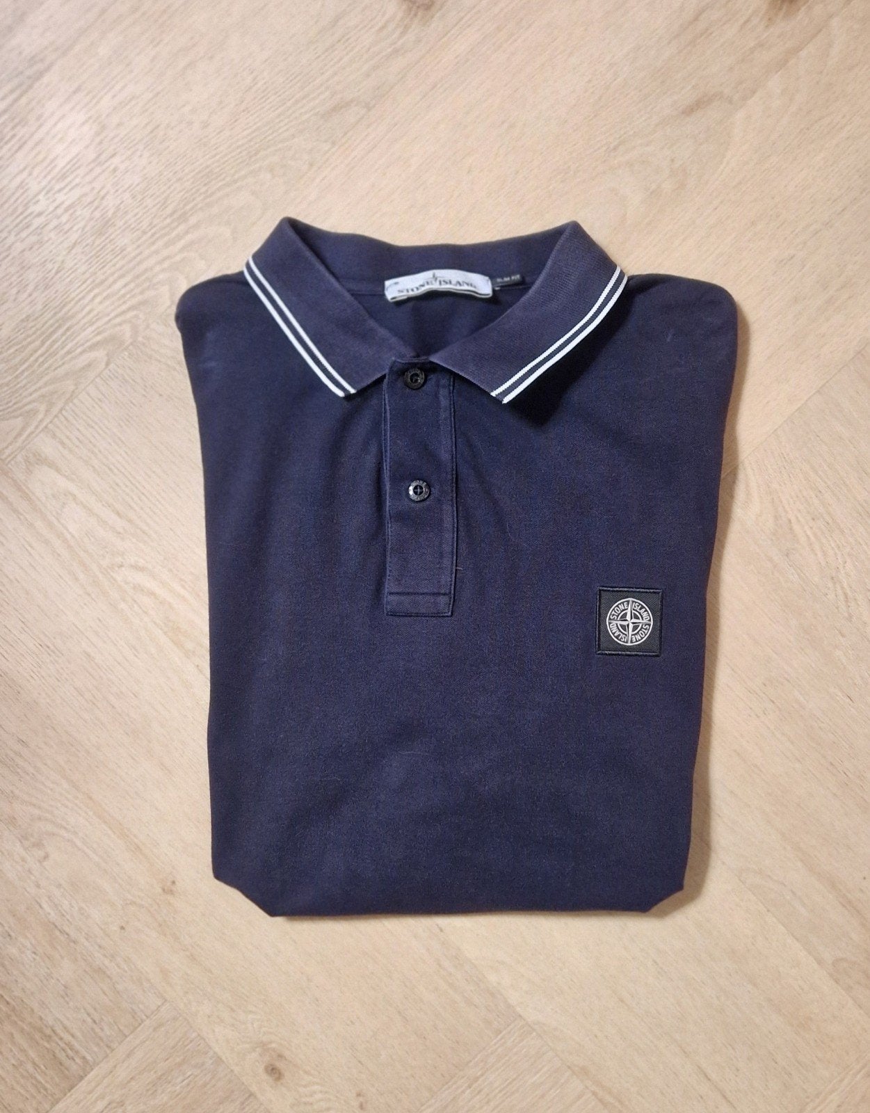 Stone Island Slim Fit Polo - Maat XXXL, Blauw, Overige maten, Ophalen of Verzenden, Stone Island