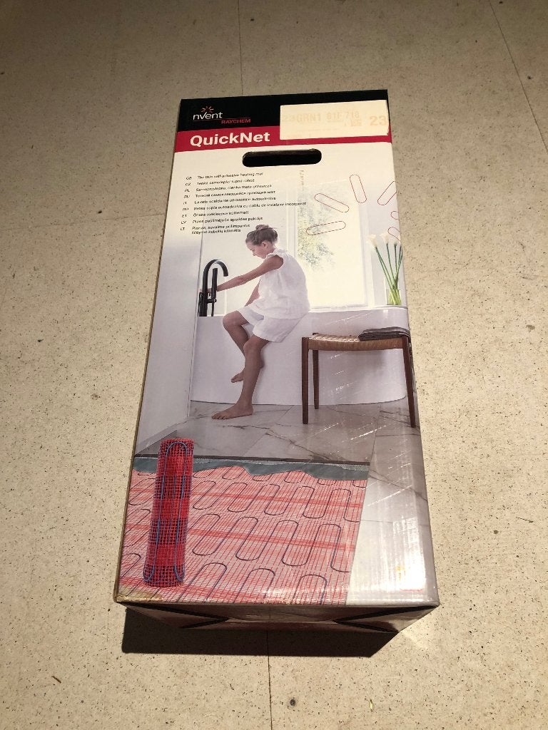 Elektrische vloerverwarming set, Doe-het-zelf en Verbouw, Verwarming en Radiatoren, Ophalen, Minder dan 30 cm, Overige typen, Minder dan 60 cm