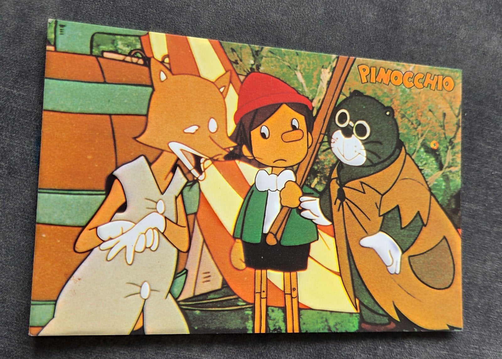 Vintage Pinokkio Ansichtkaart - Groningen 1982, Verzenden, 1980 tot heden, Gelopen, Kinderen