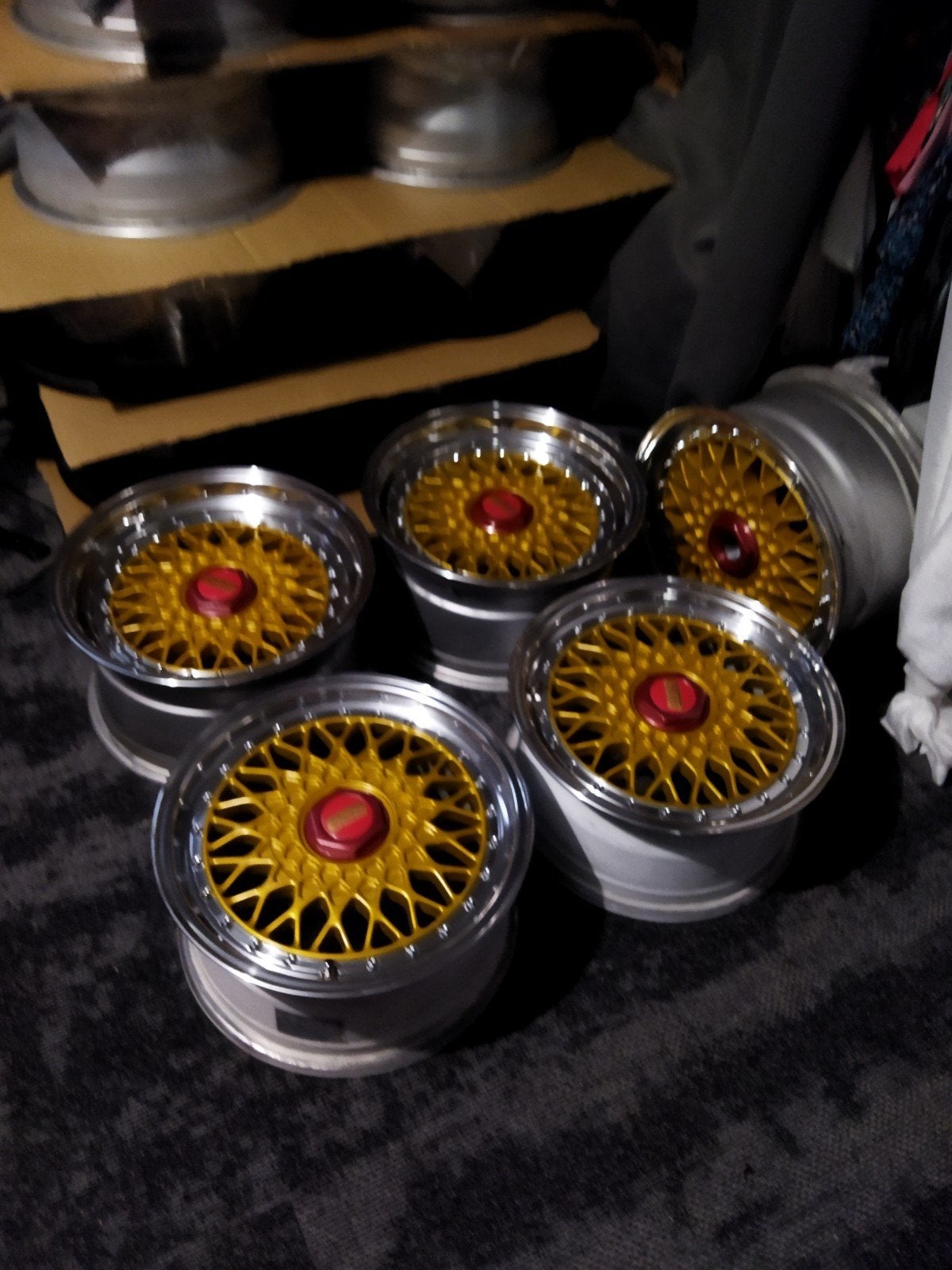 15 inch 4x100  5 stuks, Auto-onderdelen, Banden en Velgen, Ophalen, 15 inch, Nieuw, 195 mm